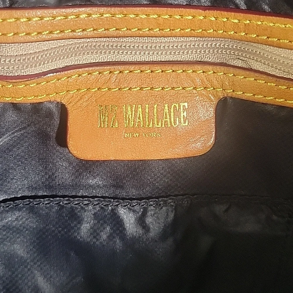 Large MZ Wallace Metro  Quilted Black Nylon Tote Bag